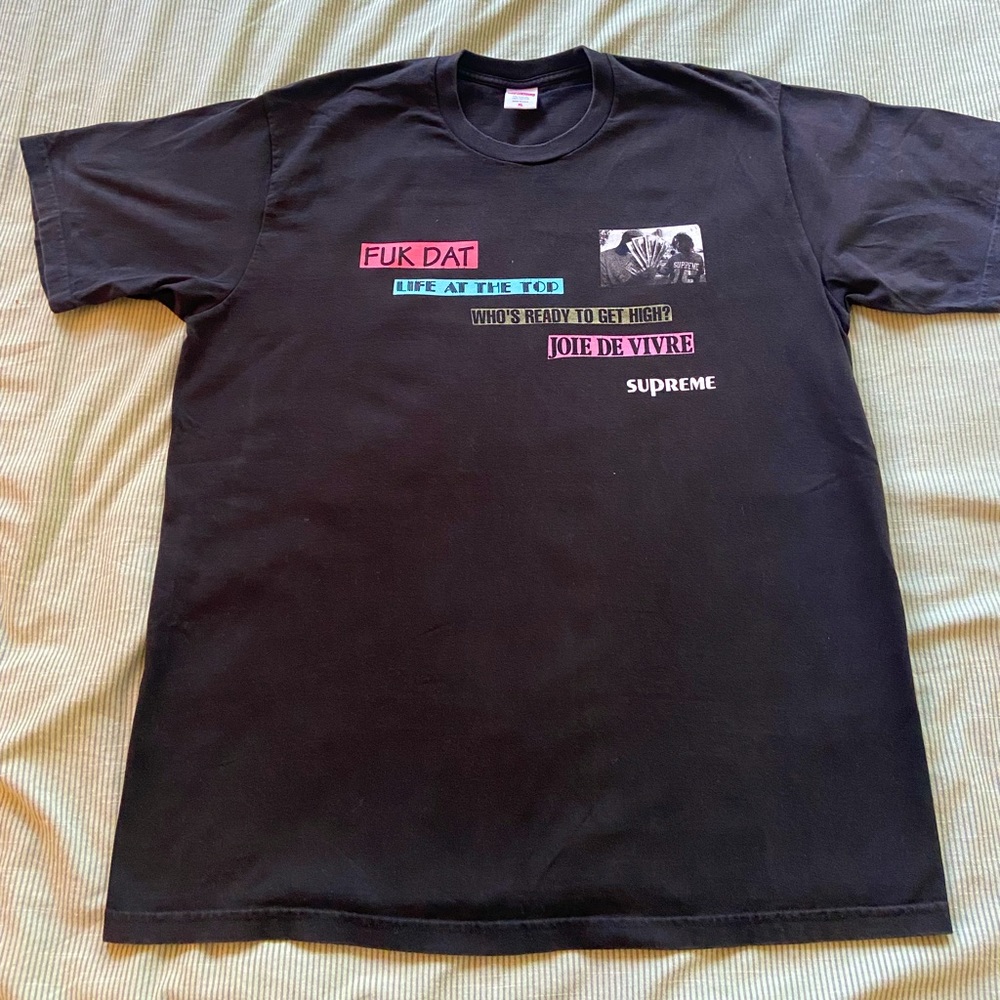 Supreme Tshirt- black xl